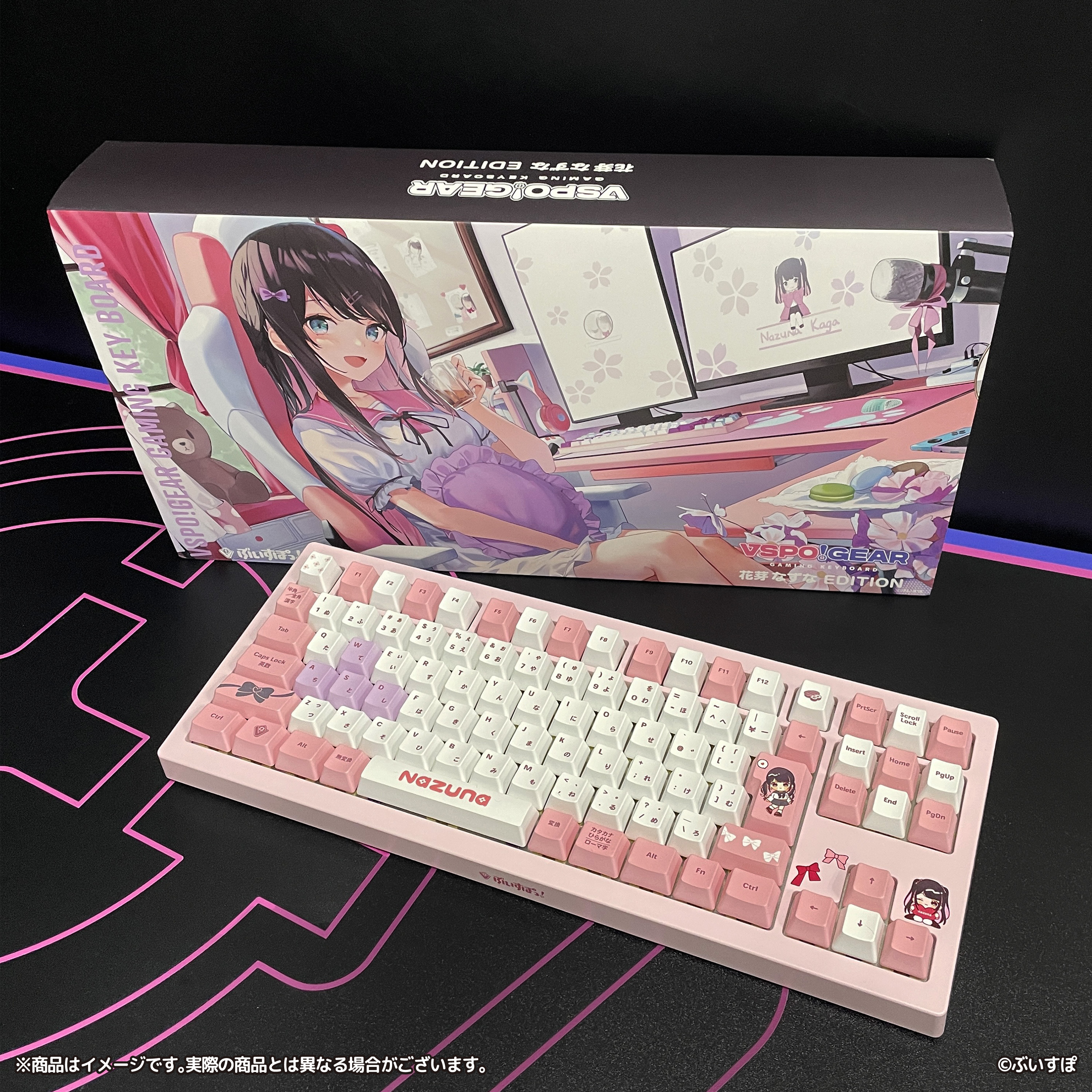 ぶいすぽっ！ VSPO! GEAR 花芽すみれ ゲーミングキーボード 【公式通販】