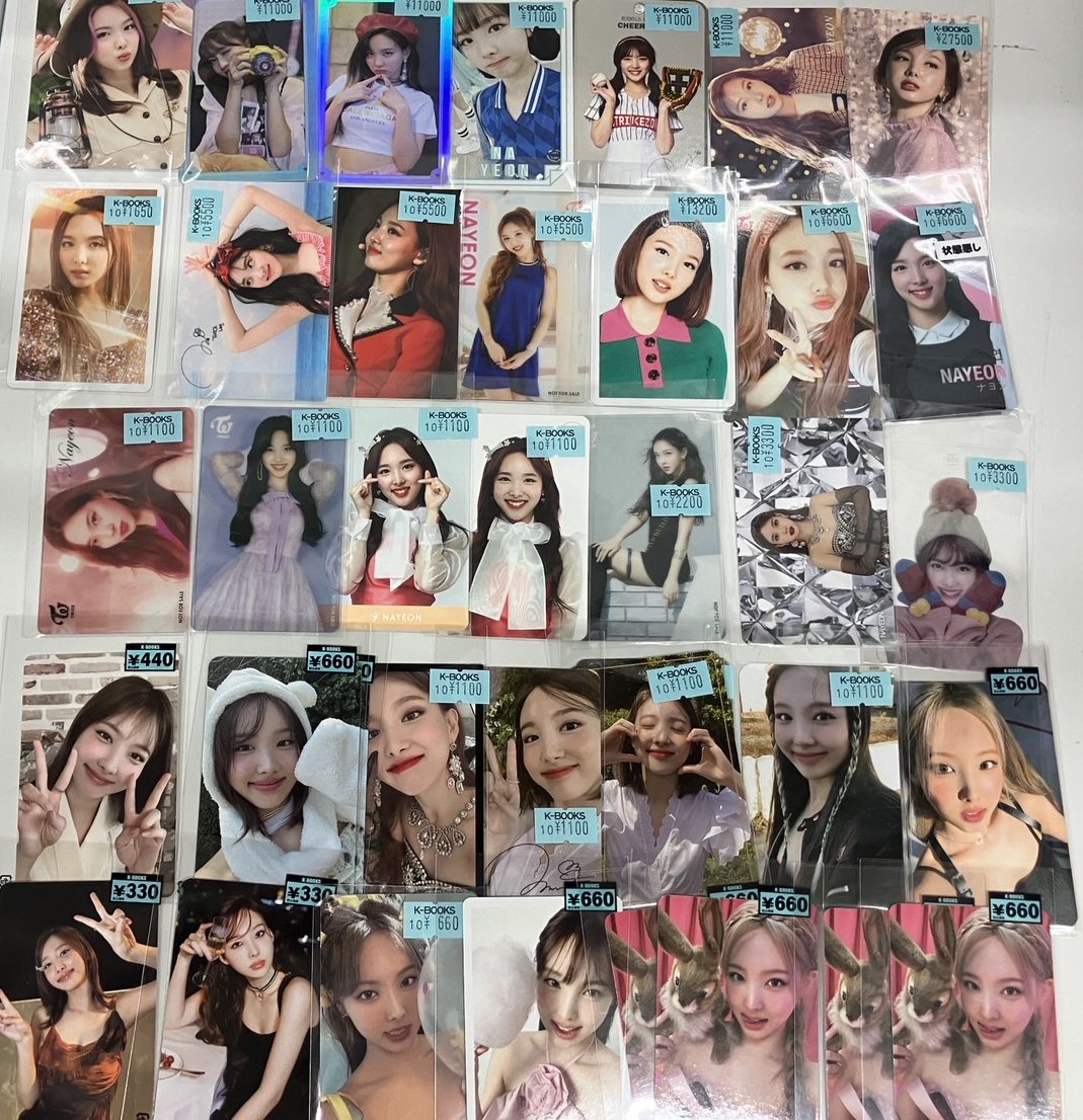 TWICE #NAYEON ナヨンのレアトレカが大量入荷‼️ サノク、タイ限定