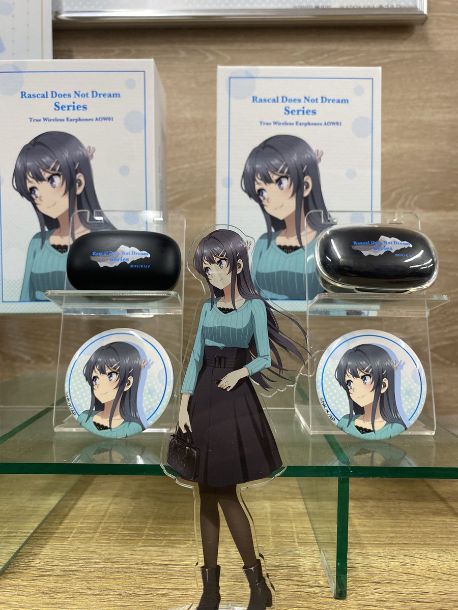 🐰「青春ブタ野郎」シリーズ🐰新録ボイス搭載ワイヤレスイヤホン好評