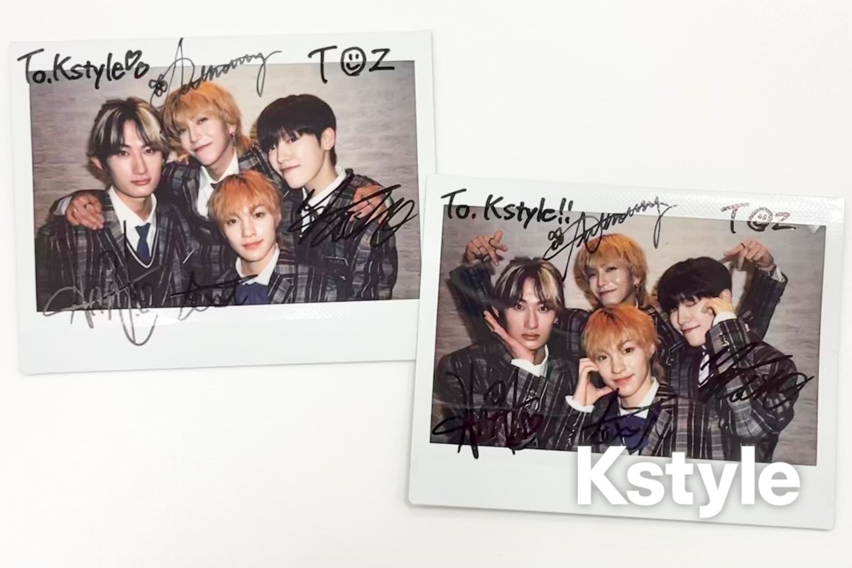 プレゼント】 「ボイプラ」出身の日本人グループ✨ #TOZ 直筆サイン