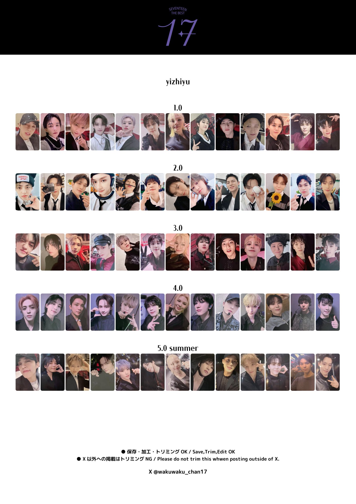 SEVENTEEN ︎17 IS RIGHT HERE 来場者限定 トレカ コンプ S1