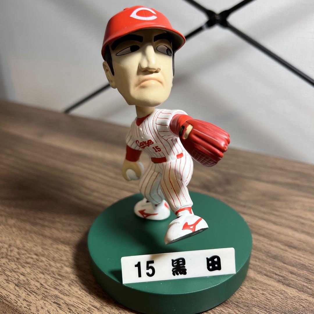 広島東洋カープ 前田 黒田選手ボブルヘッド人形セット 15番 1番 広島