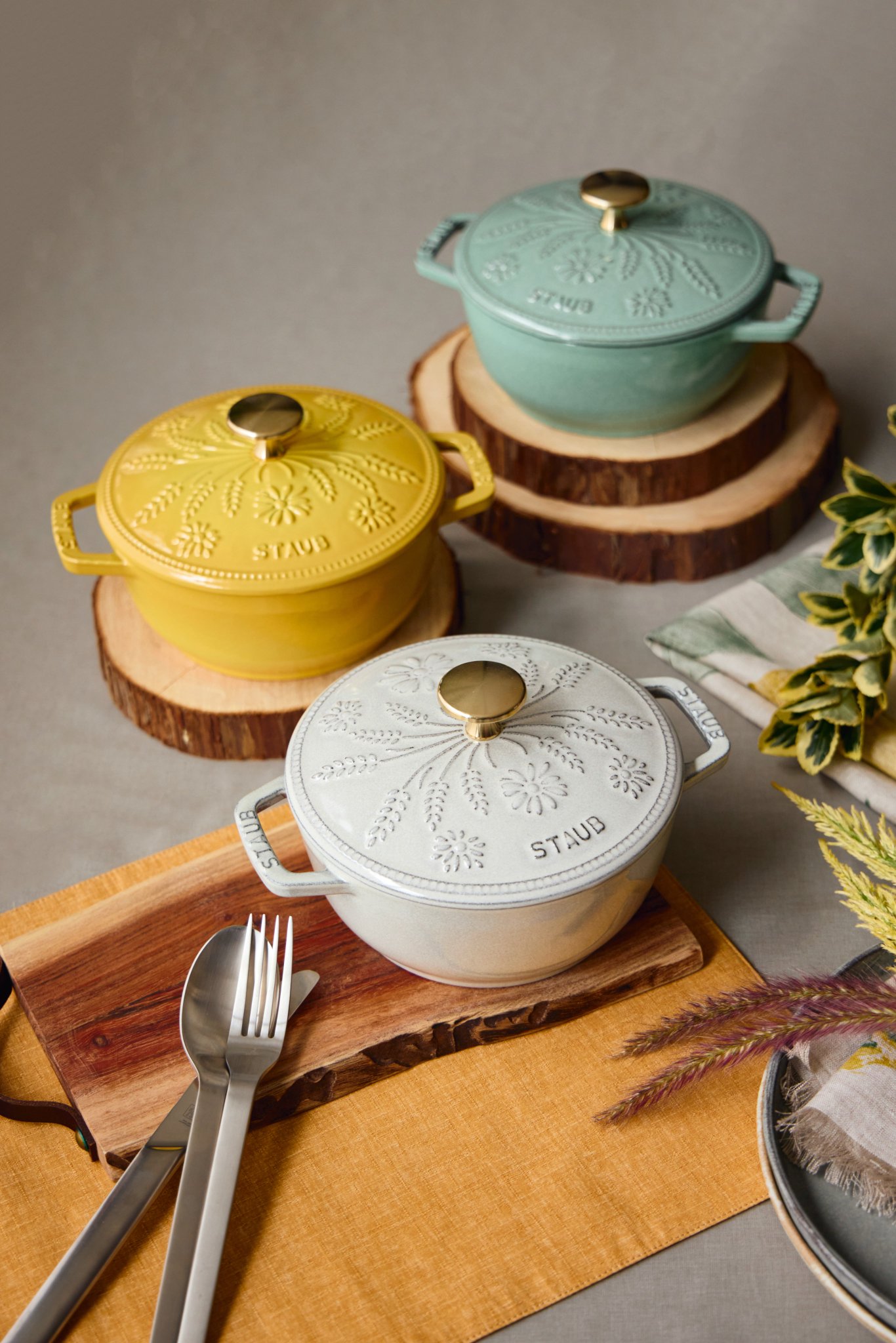 新品〉STAUB Wa-NABE Sマーガレット シトロン 【公式通販】