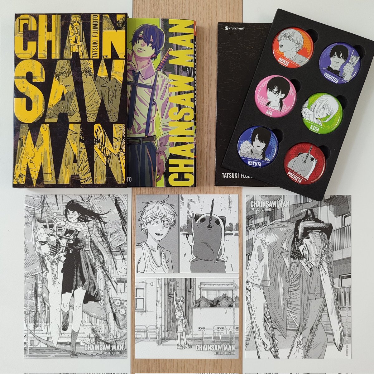 チェンソーマン 17巻 フランス版の特典がすごい！ ・缶バッジ6個