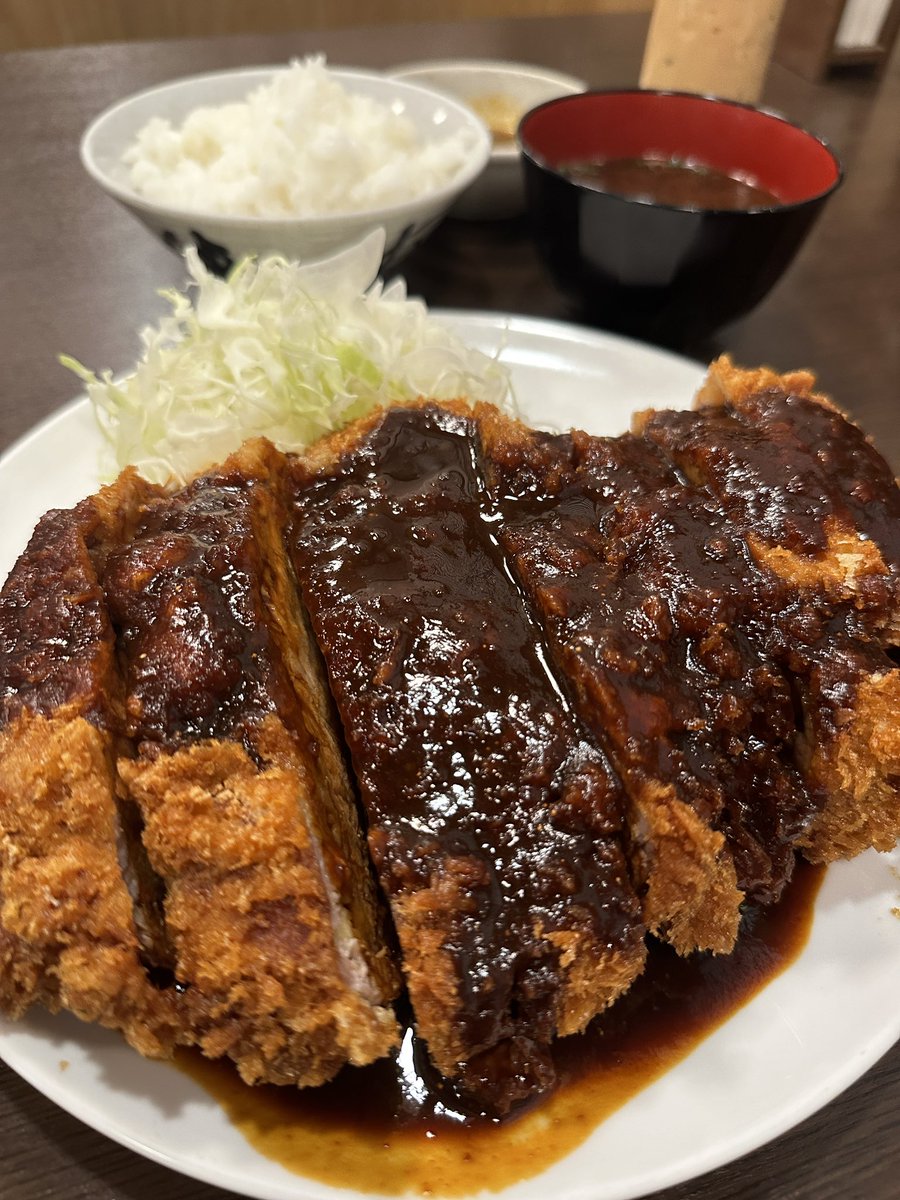 日本一大きい味噌カツ】🐷 どうしても一度見てみたくて行って来たよ