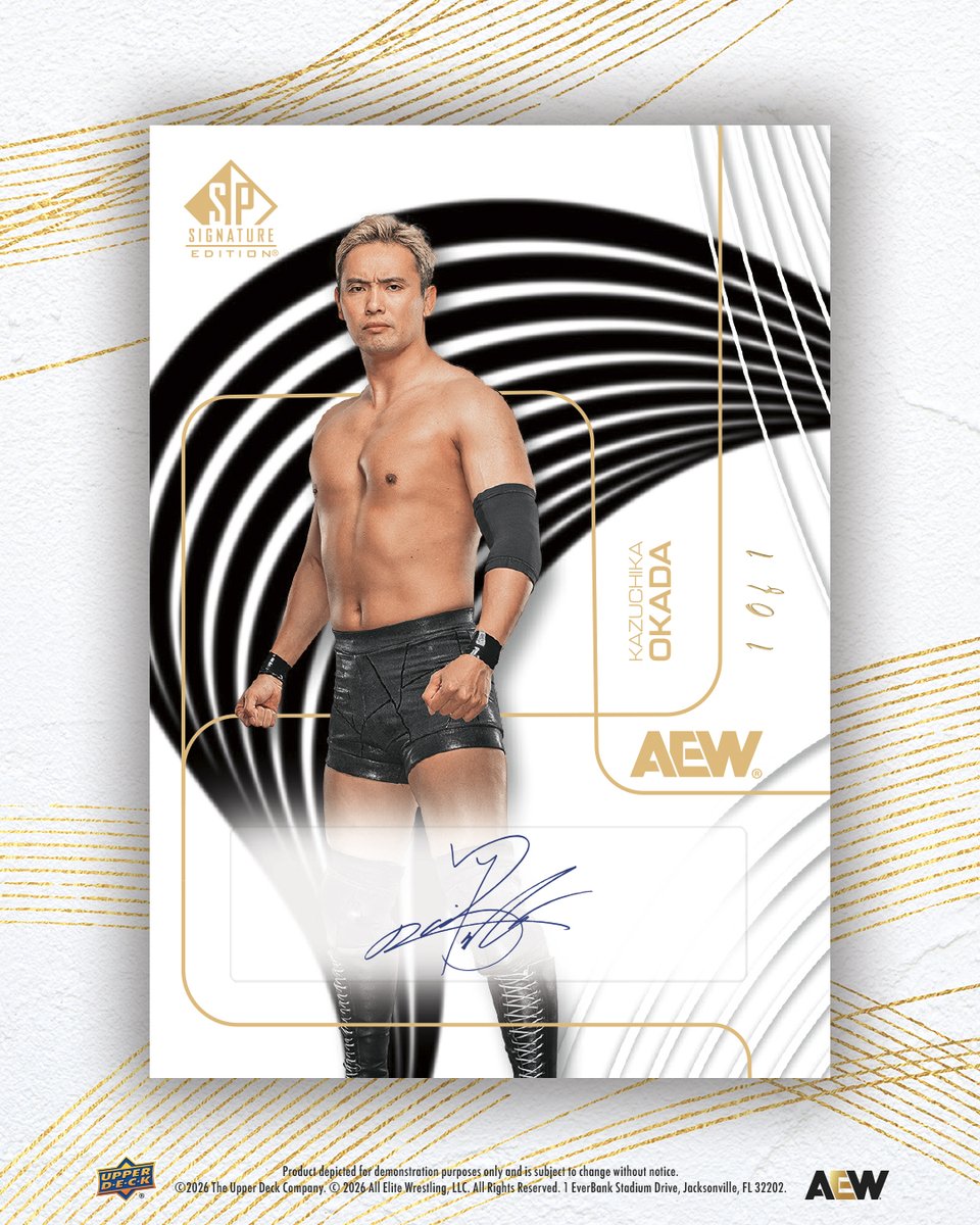 好評発売中の「AEW 2026 UPPER DECK SP SIGNATURE EDITION」には