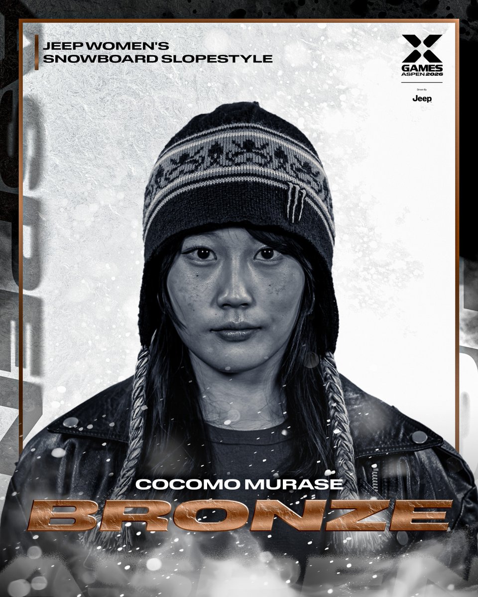 Congrats to the @jeep Women's Snowboard Slopestyle podium. 🥇 Mia