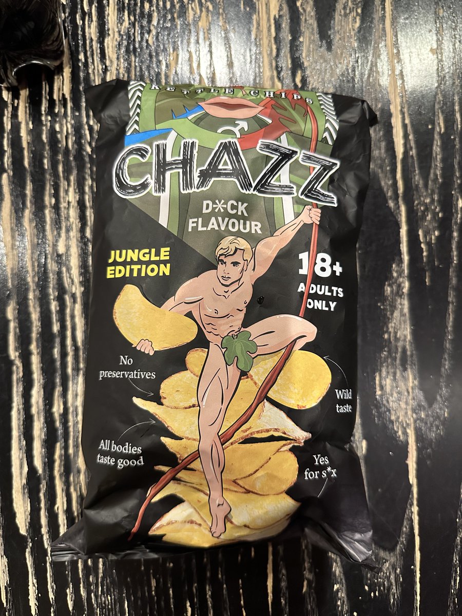 LMAOOOO dick flavored chips is really crazy because HUH?
