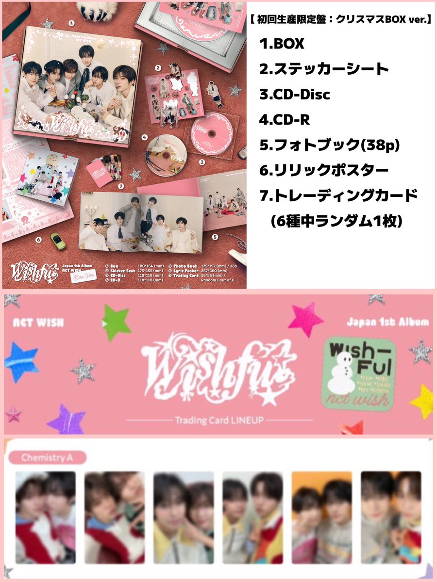 NCT WISH】 トレカ WISHLIST arc ケミ B 12種 コンプ