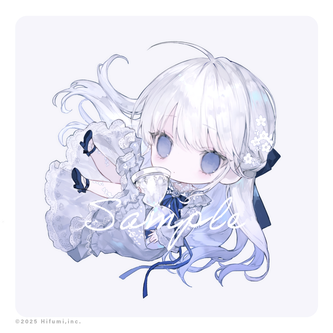 藍月なくる様のライブグッズ用SDイラストを担当させていただきました