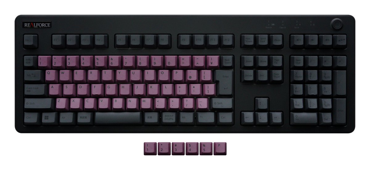 東プレ #REALFORCE R3 / R3S 用カラーキーキャップセットの新⾊登場