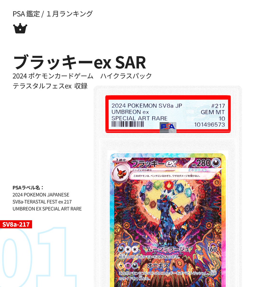 2025年1月PSAジャパンの最新鑑定カードランキングはこちら！ 1位から5