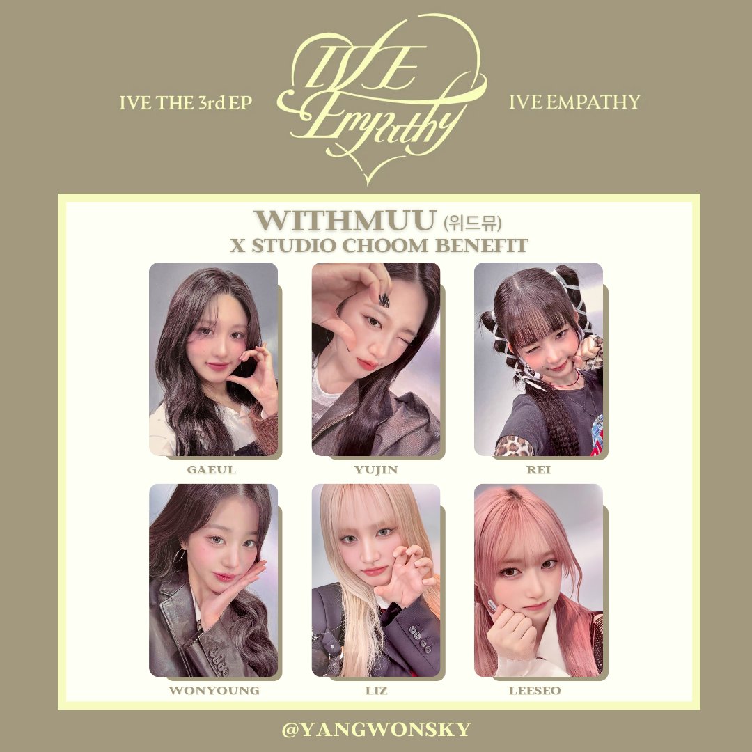 ☆•° 》IVE 'Empathy' PHOTOCARD TEMPLATE — MMT 1.0 , SOUNDWAVE 1.0