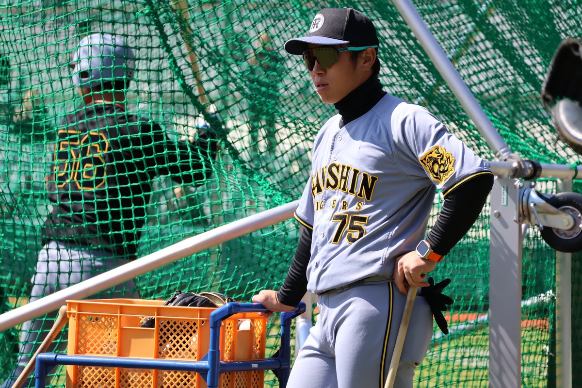 3月9日、ジャイアンツタウンスタジアムでの試合前練習の様子です④