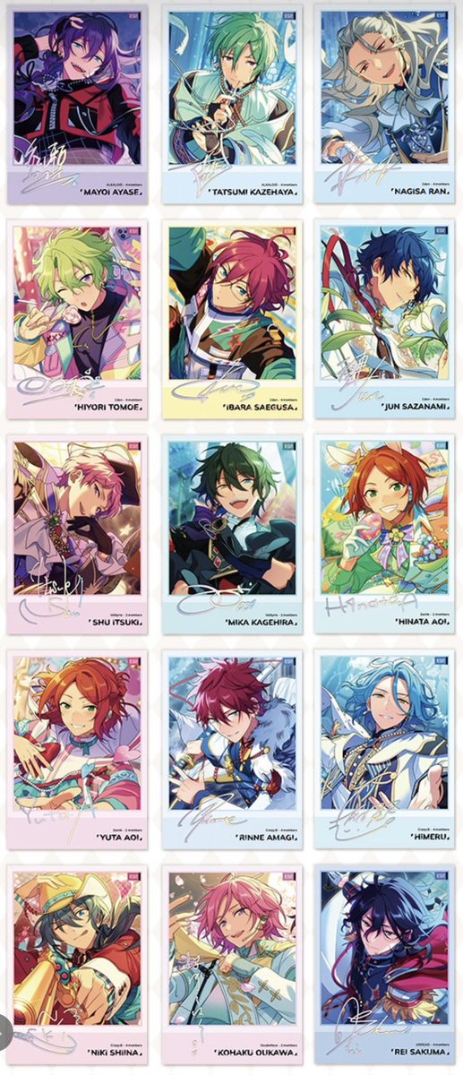 あんスタ 中国 星幻時序 ポラロイド 3月30日より中国公式オフライン