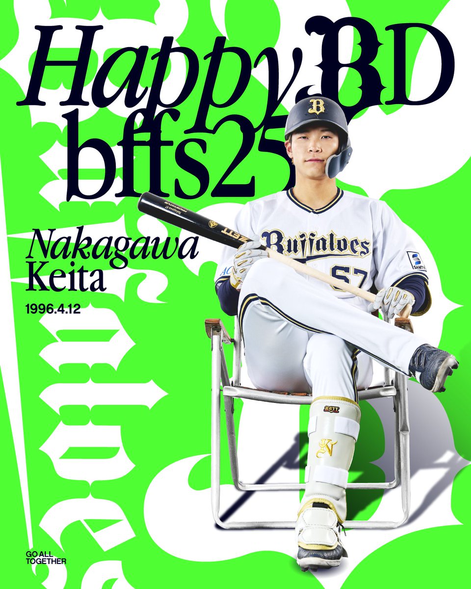 ☆HAPPY BIRTHDAY☆ 本日は中川 圭太選手の誕生日です！ ☆選手名鑑は