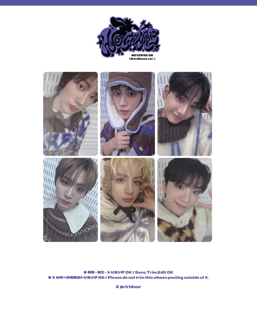 BOYNEXTDOOR 4th EP [ No Genre ] ◇ WEVERSE GB POB ◇ WEVERSE GB