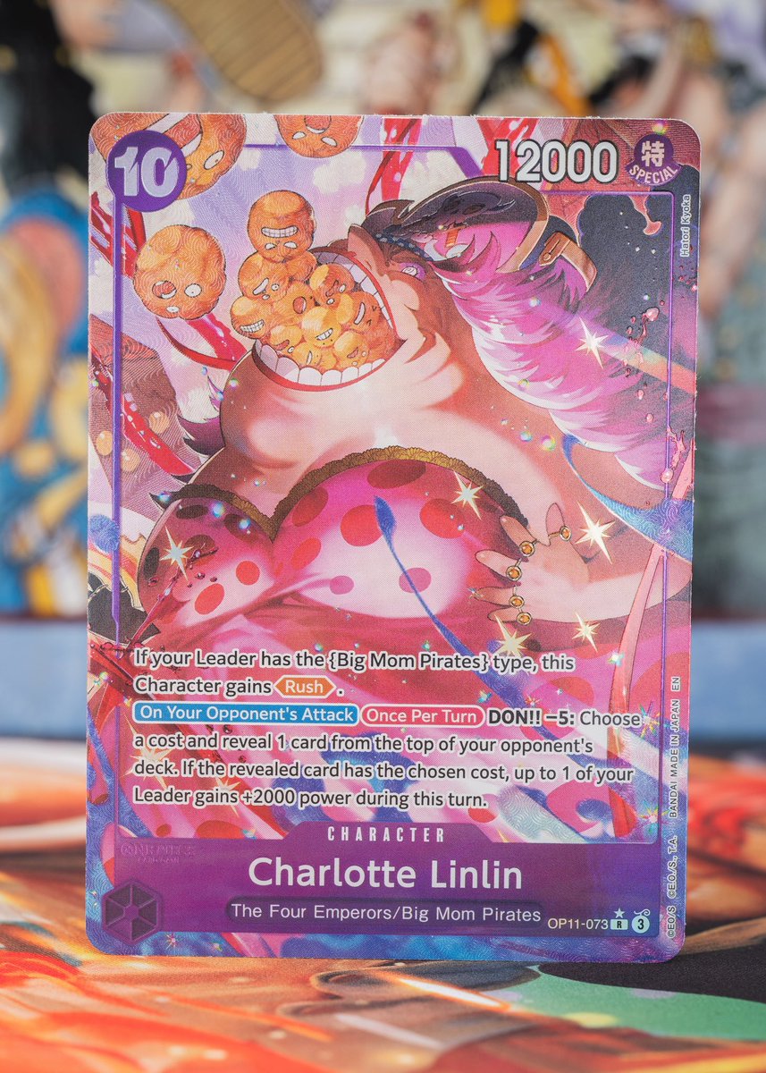 Official in person photos of the ENG alternate art Character card