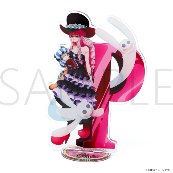 新商品】麦わらストア限定 ワンピース HBDイニシャルアクリルスタンド