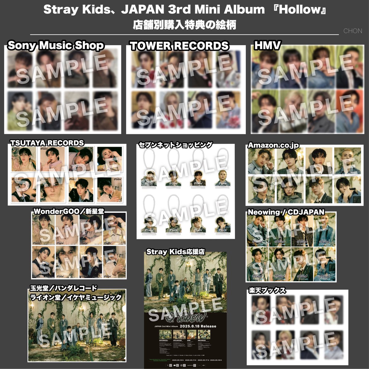 Straykids HOP HMV ラキドロ コンプ 9種セット StrayKids スキズ 合
