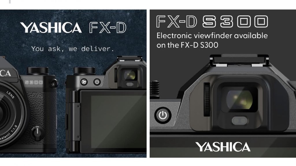 YASHICA FX-D S300、ここまで来てやっと「EVFが付いたスマホカメラ並