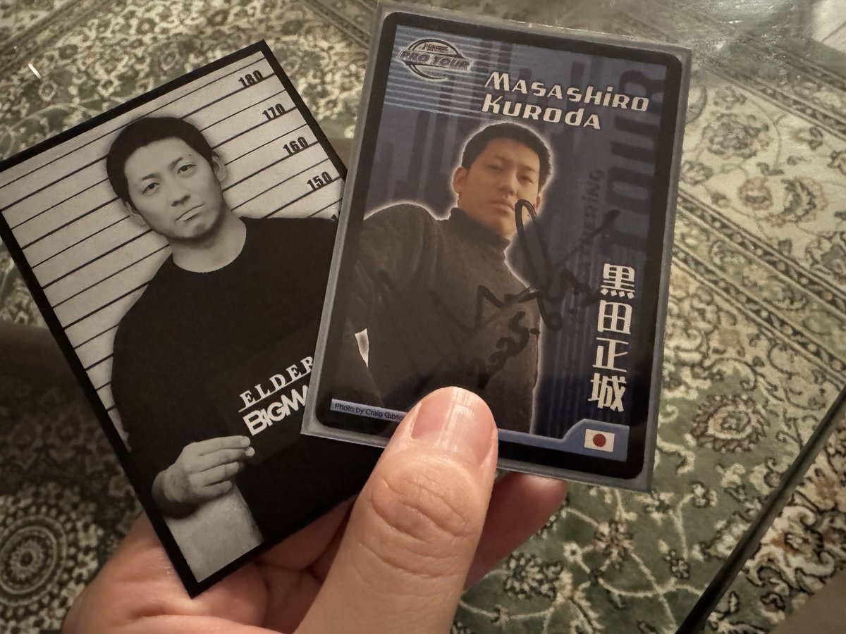 ぢゃん！！まさかまさかの学生時代憧れだったプレイヤー黒田正城さんと