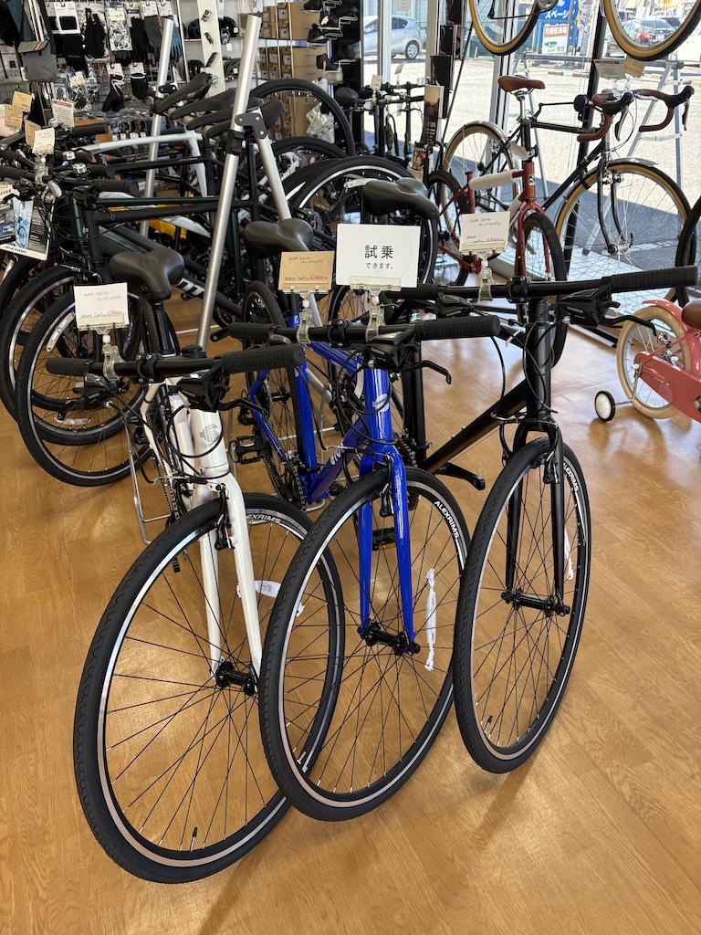 GIOS PURE 青 リアキャリア付き 手渡し大歓迎！千葉県 ジオス PURE