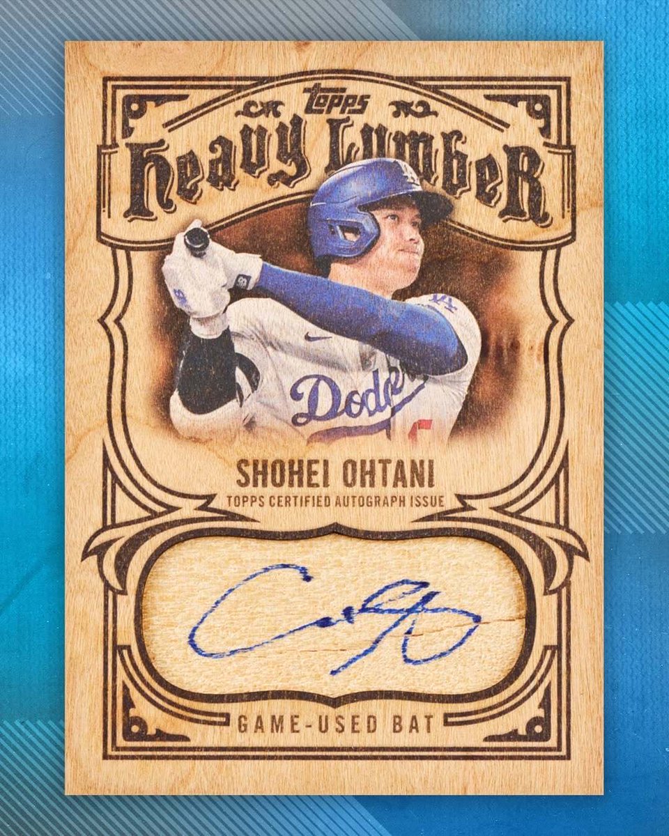 初公開】大谷翔平の実物バットの一部を使用した 「Heavy Lumber