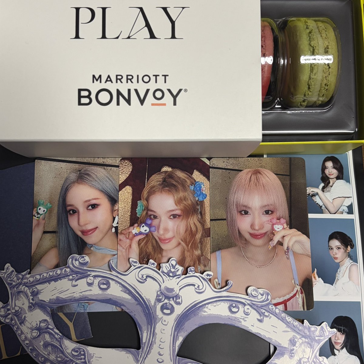 MISAMOリスニングパーティー特典 (トレカ、仮面、マカロン、プリクラ)