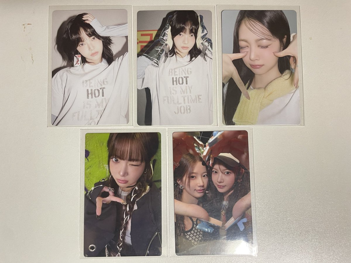 LE SSERAFIM トレカ交換 譲→サクラ、ユンジン、カズハ、ウンチェ 求