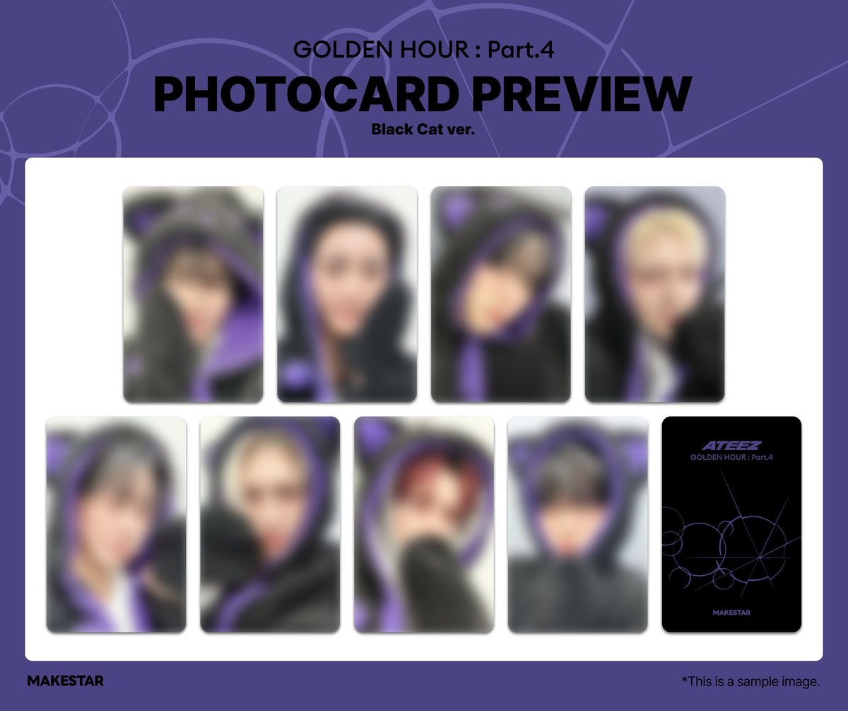 ATEEZ [GOLDEN HOUR : Part.4] アルバム 特典公開されました⊹ ↓ 続き