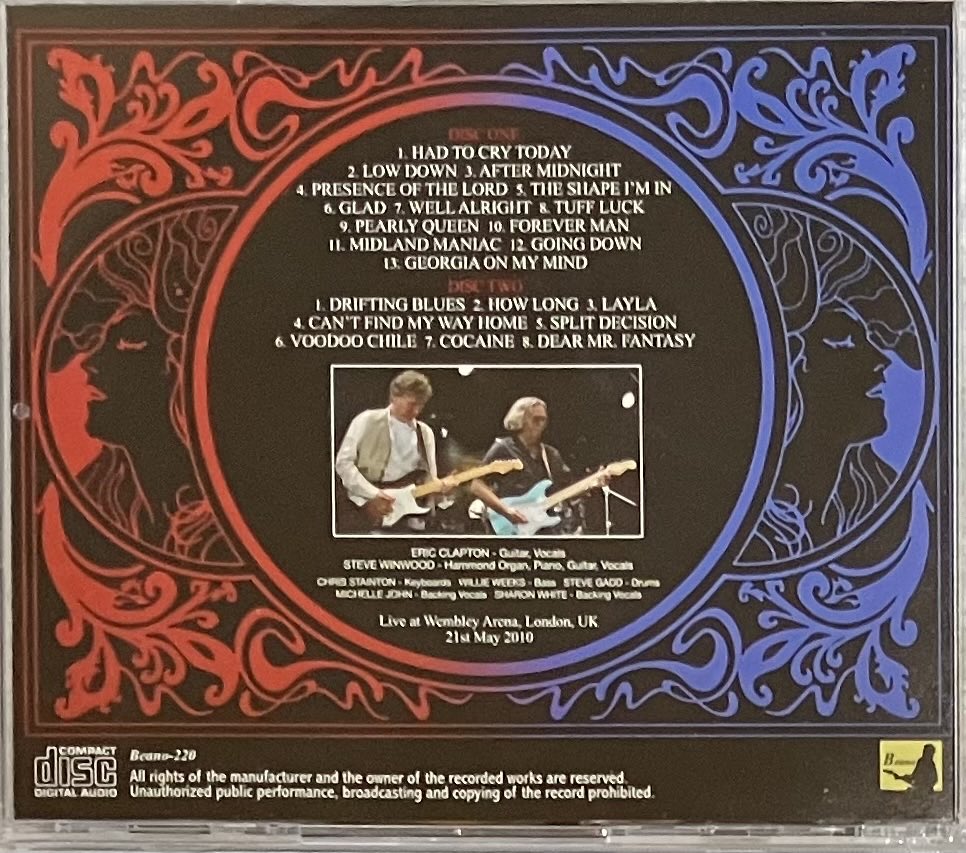 エリック・クラプトン/スティービー・ウインウッド:ヨーロピアン