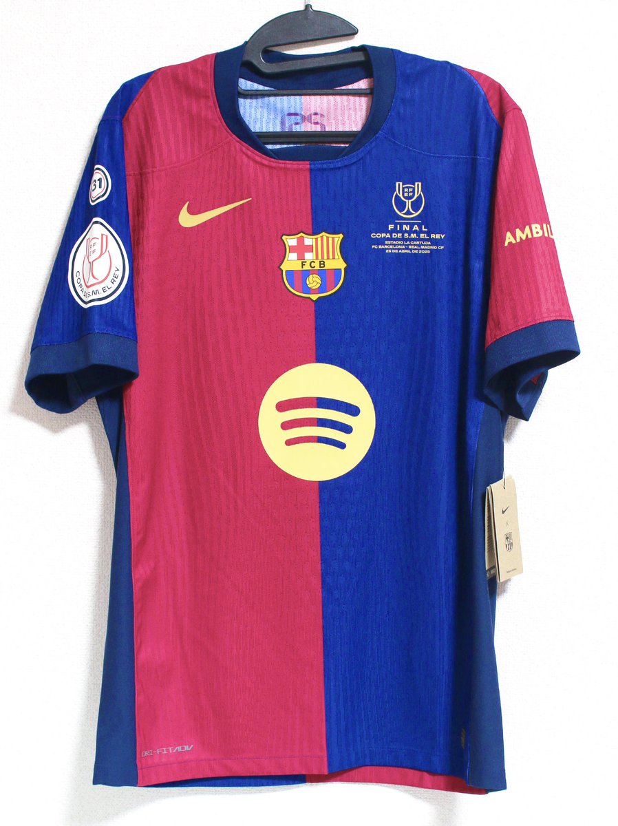 RT @solairouniform: バルセロナコパデルレイ決勝 オーセンティック