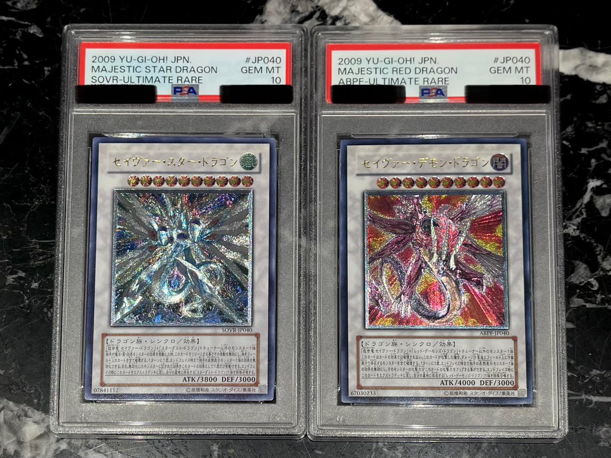 セイヴァーデモンドラゴン 遊戯王 レリーフ PSA 10 PSA10 遊戯王