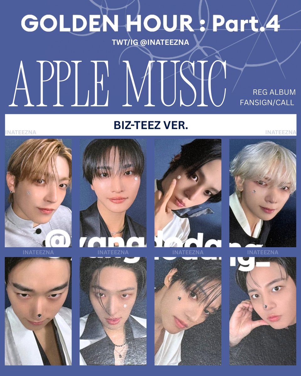 ATEEZ アチズ golden hour part4 apple music ヨントンサイン 特典