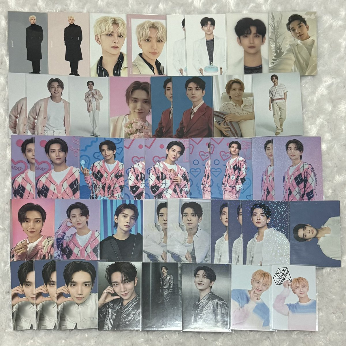 SEVENTEEN セブチ 過去トレカ 特典 チェキ ラキドロ 交換 TXT TOMORROW