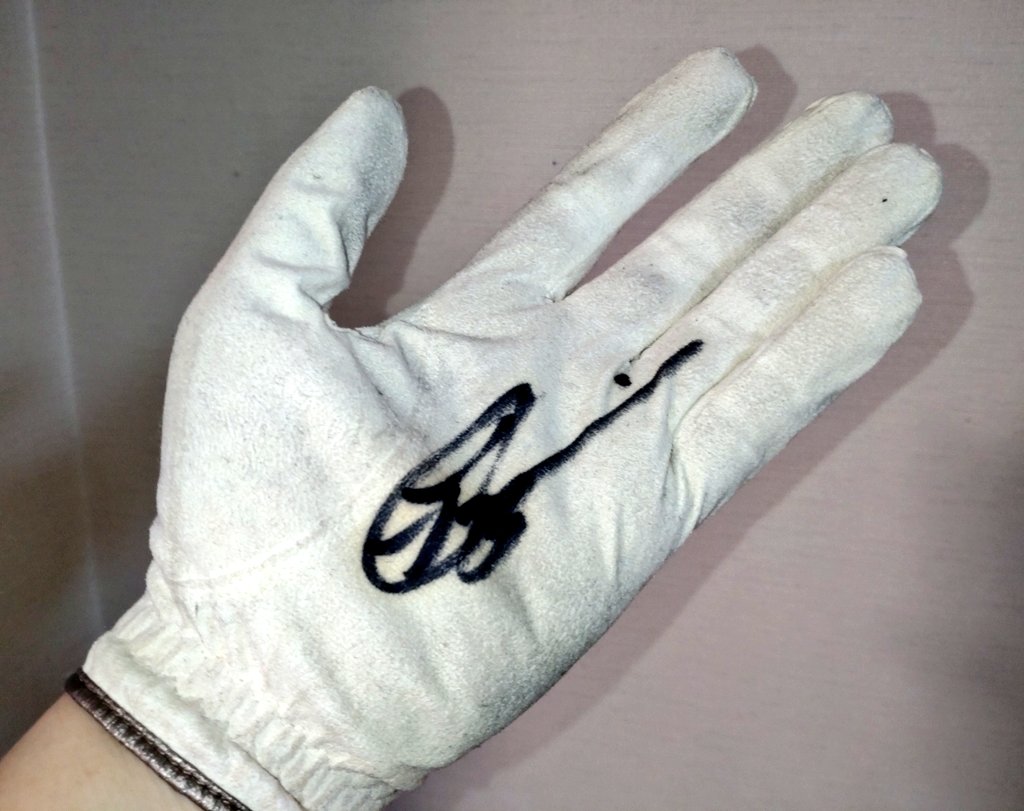 尾崎健夫 #ジェット尾崎 直筆サイン入り実使用グローブ 25cm】コチラは