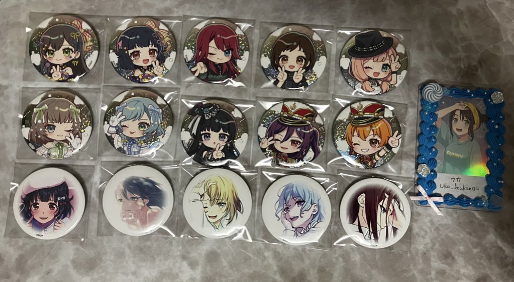 交換/譲渡】 バンドリ BanG Dream! グッズ交換 缶バッジ コースター