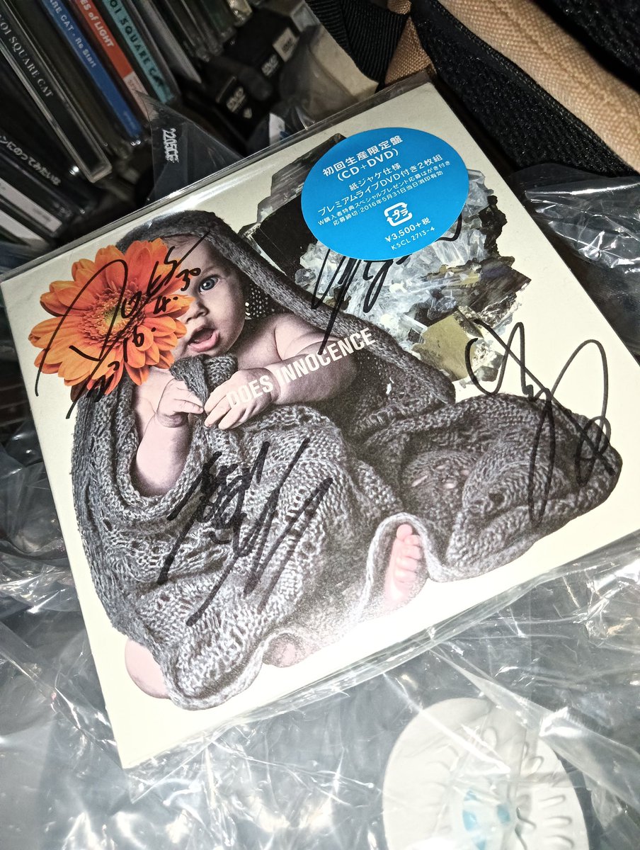 今日、友達と会って。 DOES好きって言われたからサイン入りCD持っ