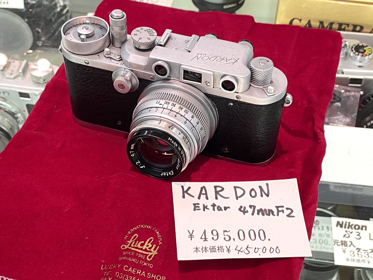 📷【第54回 世界の中古カメラ市】 ラッキーカメラのブースです