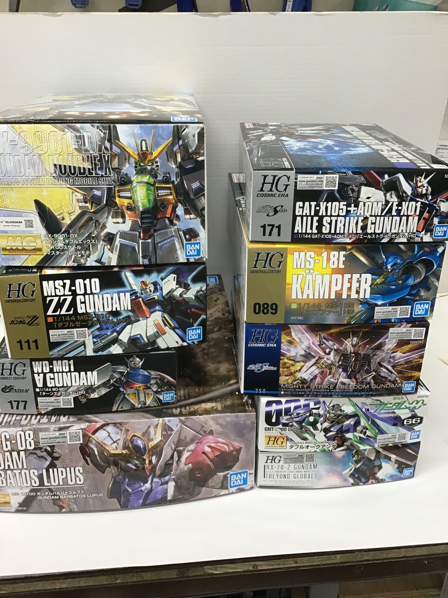 どうもホビー担当です。 今週もプラモ入荷いたしました。 プラモ