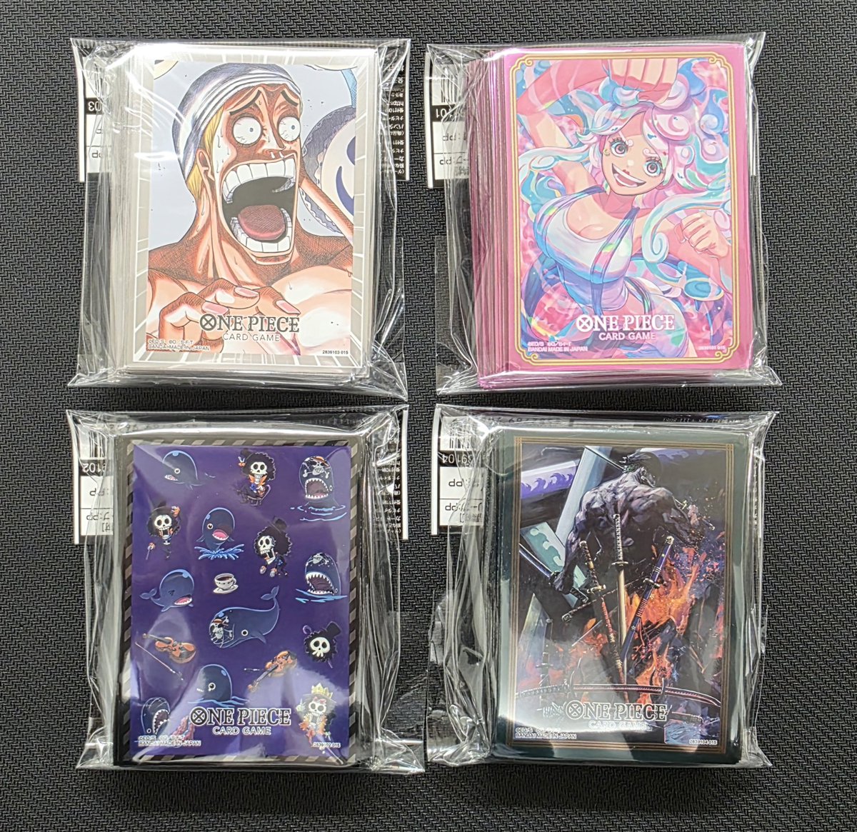 サプライ】入荷情報 ワンピースオフィシャルカードスリーブ4種が入荷