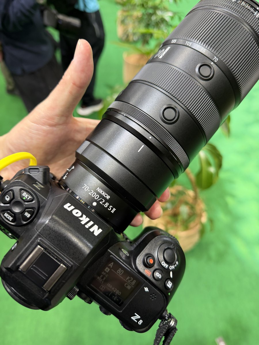 順番的に運良くタッチ&トライでお試し出来た組み合わせがZ8 ＋ NIKKOR