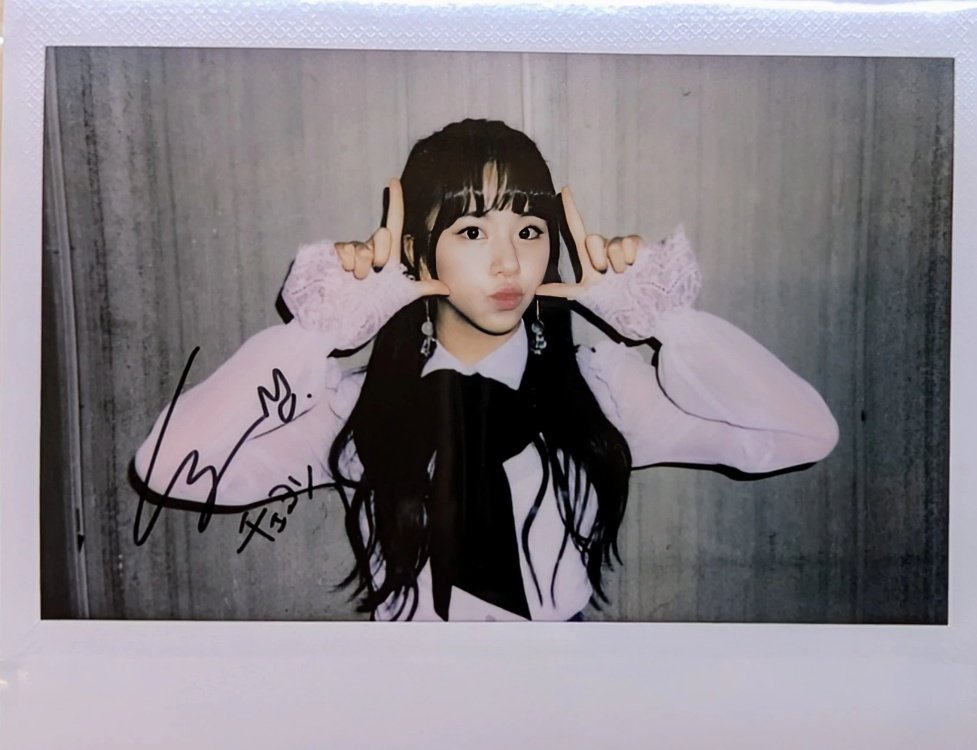 💖通信販売情報💖 TWICE BDZ CHAEYOUNG 直筆サイン入りポラロイド