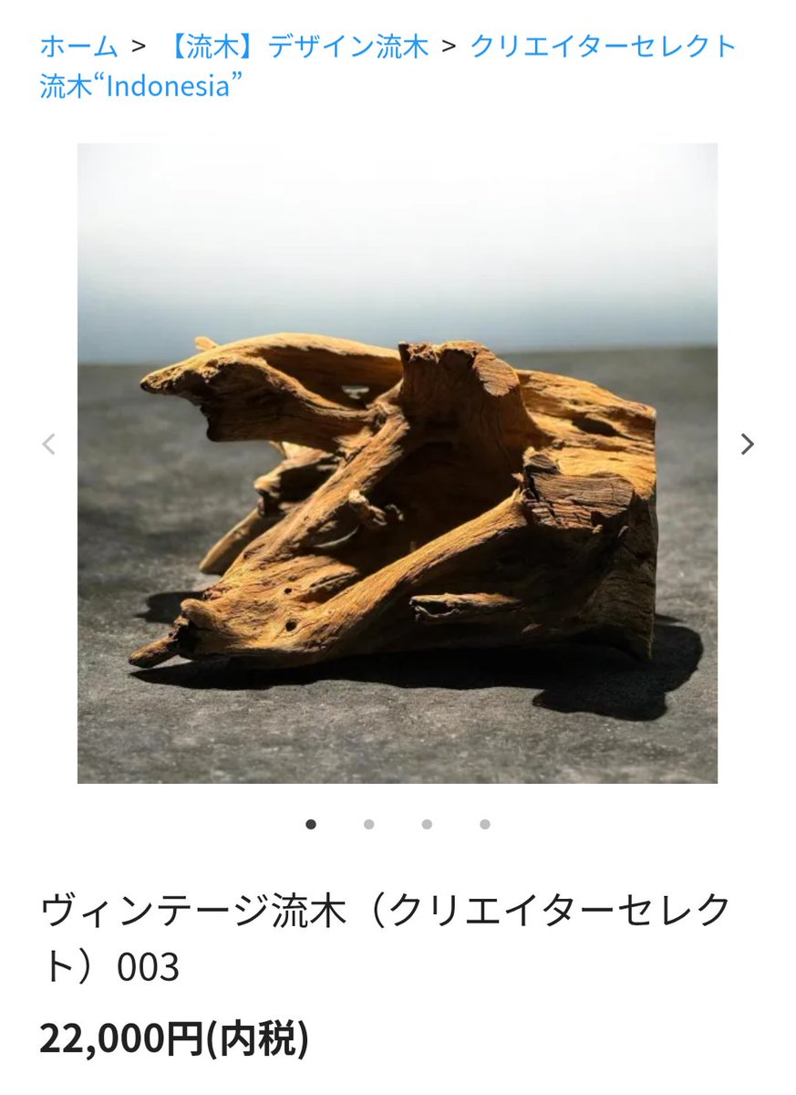 🪾【ヴィンテージ流木】 オンラインショップでも販売しております