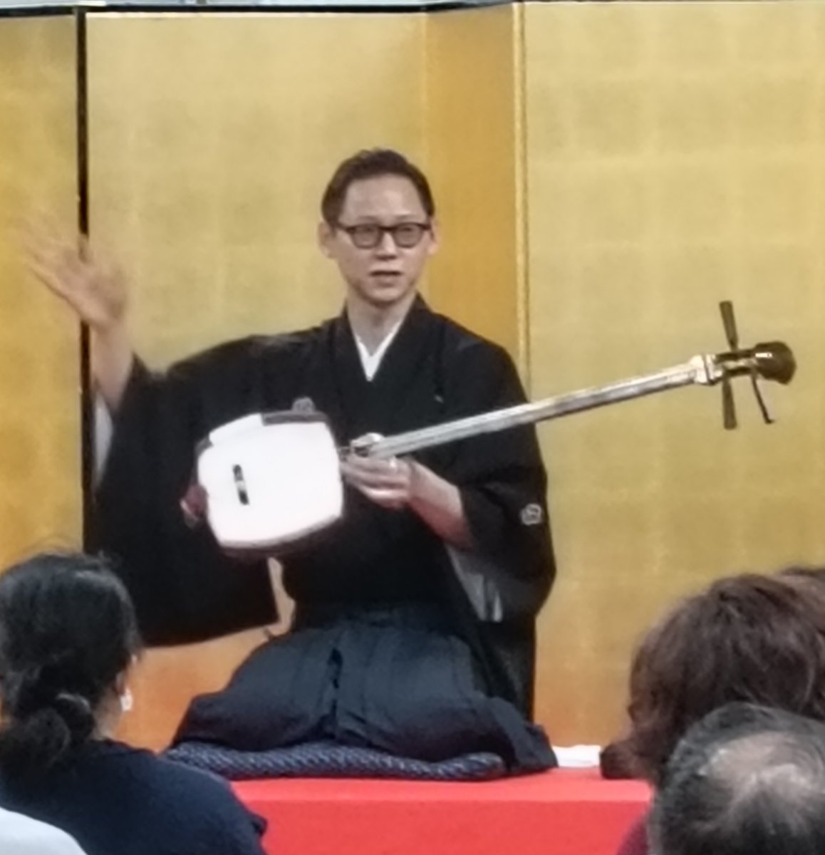 本日は「はじめての文楽 ～義太夫節を知ろう～」でした。 人形浄瑠璃