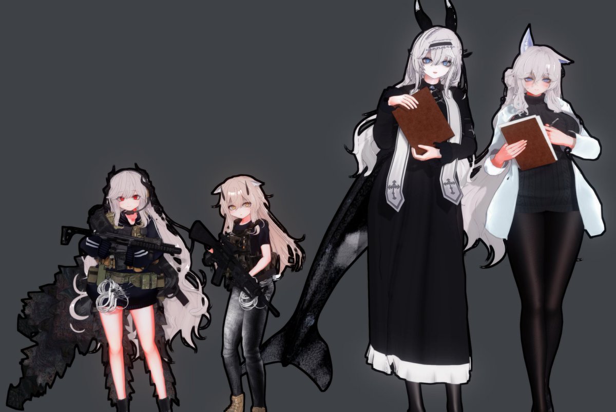 なぜか非戦闘員は普通、身長が高い #COM3D2 #カスタムオーダーメイド3D2