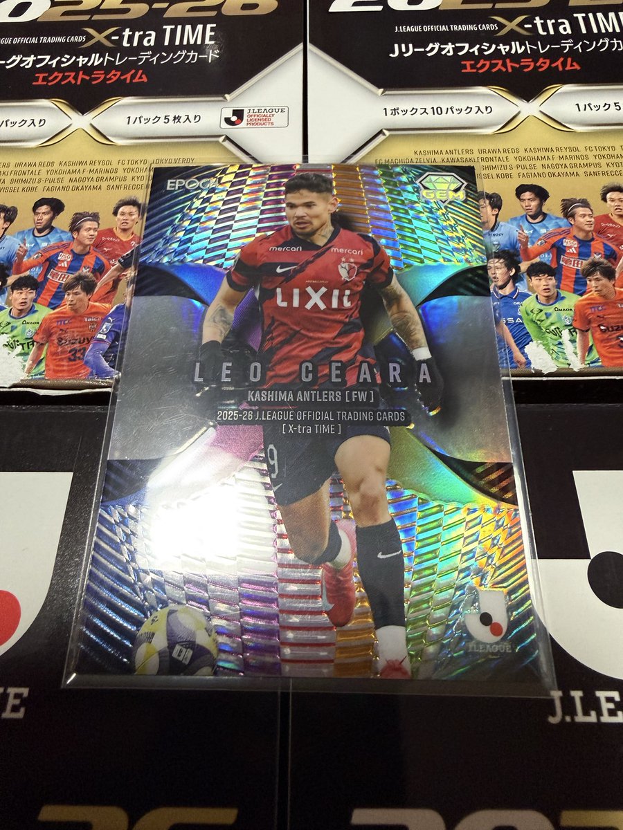 EPOCH 2025-26 #Jリーグ オフィシャルトレーディングカードX-tra TIME
