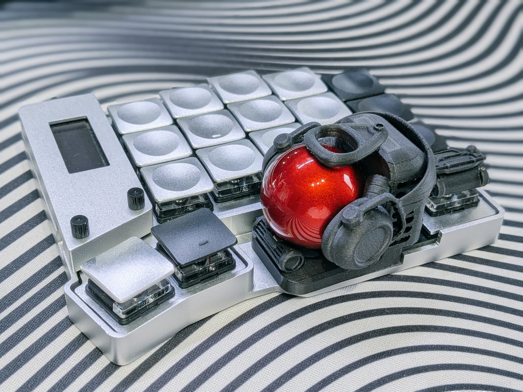 model : music Keyboard:keyball39ish-μ Switch:lofree pluse Keycap