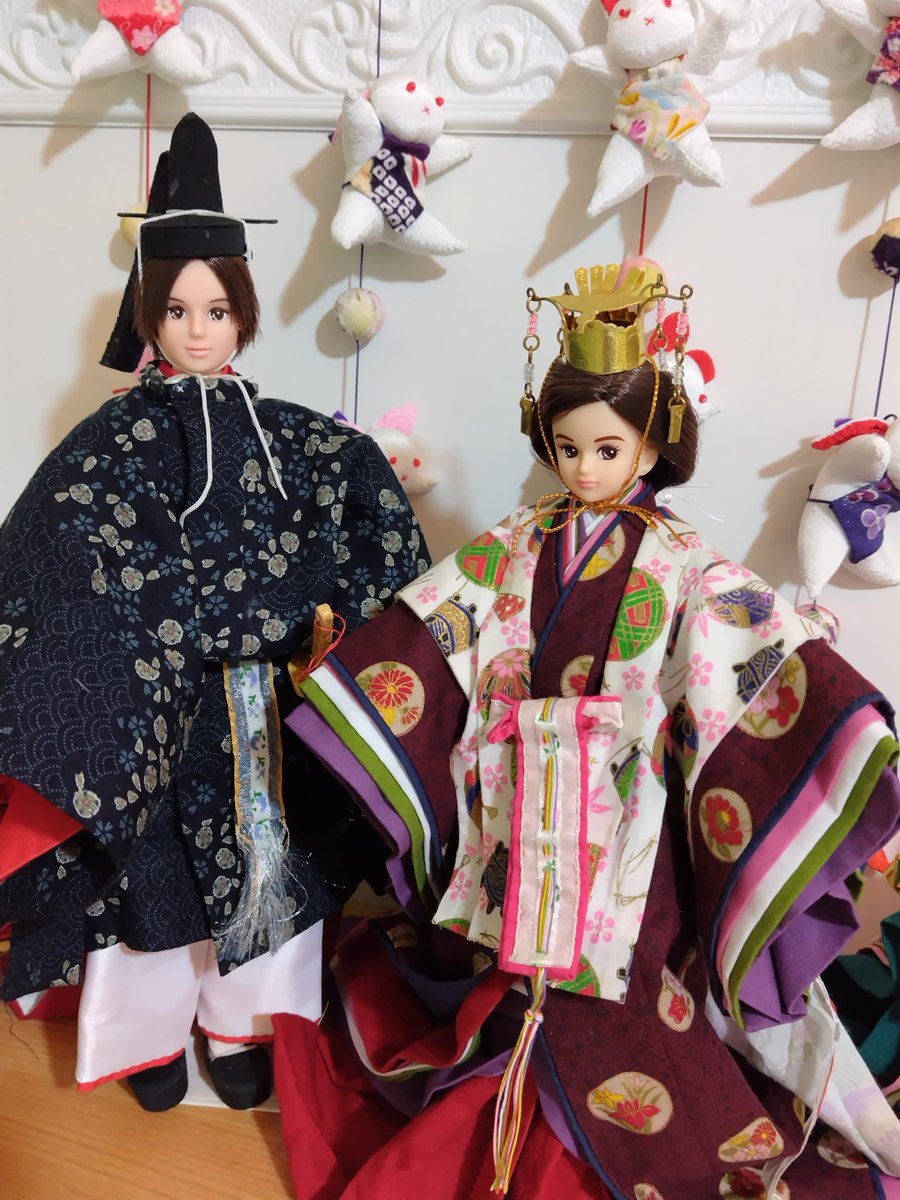 我が家の手作りお雛様！「わたしのドールブック ジェニーno.13 十二単